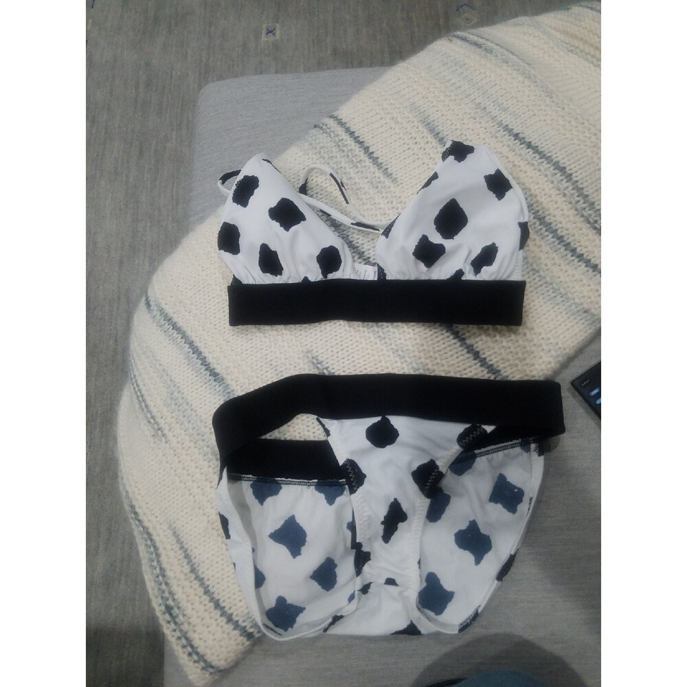 KamaliKulture black and white bikini